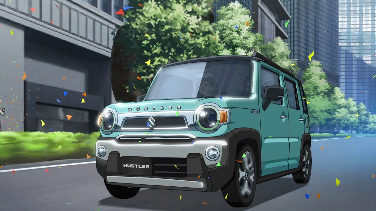 Suzuki ハスラーcm Hustler World 篇 アニメの渋谷世界に迷い込んだ車が街の人々を変えていく アニメーター高坂希太郎 Super Digitalcamp Us